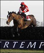 Adrian Maguire leads Florida Pearl to victory in the King George VI Chase at Kempton