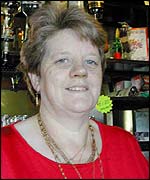 Pub landlady Barbara Robertson