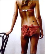 Polka-dot underwear set