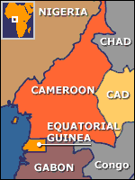 Map of Equatorial Guinea