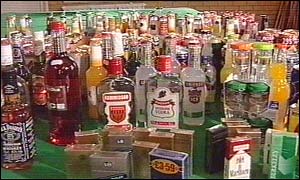Alcohol sold illegally