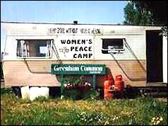 Women's peace camp at Greenham Common