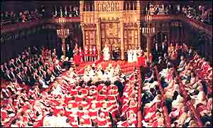 Queen opening Parliament