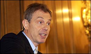Prime Minister Tony Blair