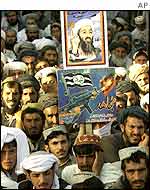 Supporters of Osama Bin Laden in Pakistan