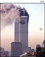 World Trade Center under attack