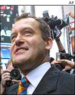 Paul Burrell in Times Square