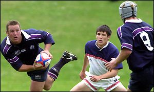 Laney in action against USA