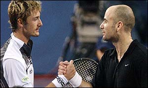 Ferrero and Agassi