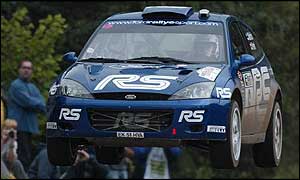 Markko Martin in his Ford