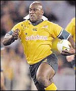 Former league star Wendell Sailor in action for the Wallabies
