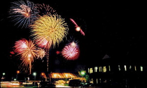 Fireworks marked the end of the appeal