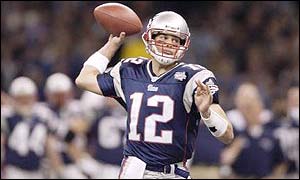 New England quarterback Tom Brady repaid head coach Bill Belichick's faith in him 