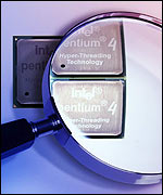 Two Intel chips, Intel