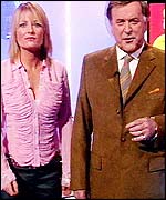 Gaby Roslin and Terry Wogan
