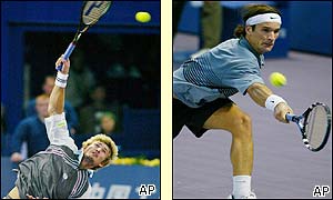 Ferrero takes a closely-fought set 6-4 to win the match