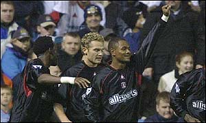 Jonatan Johansson crosses and Shaun Bartlett slides in to score only his second goal of the season