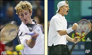 A run of errors from Hewitt gives Ferrero the third set