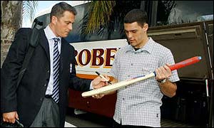 Gough did little more than sign bats in Australia