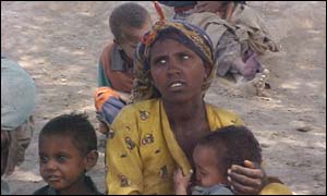Villagers in Dir Sakar in Ethiopia