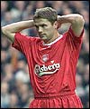 Michael Owen misses several chances as Liverpool struggle 