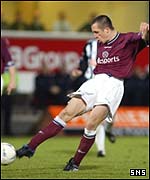 Scott Severin drives home the opening goal