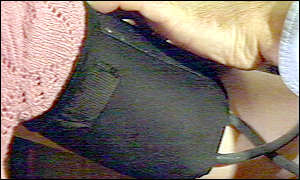 Blood pressure reading