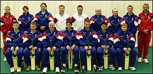 England's blind cricket squad (photo: Gerald McLean)