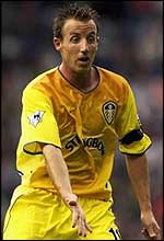 Leeds midfielder Lee Bowyer 