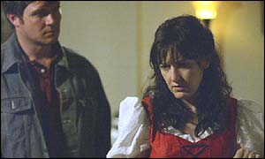 Alex Ferns and Kacey Ainsworth