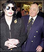 Mohamed Al Fayed and Michael Jackson