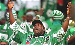 Nigeria's supporters are optimistic of performing in front of their home fans