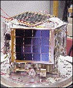 An image of a nano-satellite