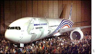 Boeing rolling out its newest passenger jet on 14 November