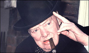 Former Prime Minister Winston Churchill