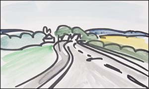 Secret Postcard exhibition 