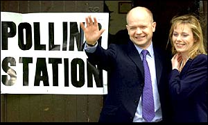 William Hague and his wife Ffion