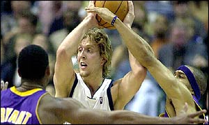Dallas forward Dirk Nowitzki