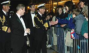 Prince Charles meets crowds in Portsmouth