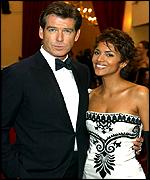 Pierce Brosnan and Halle Berry