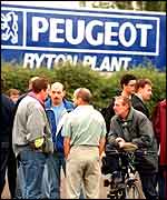 Peugeot workers