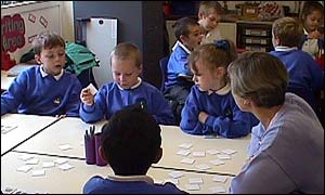classroom assistant in infant class