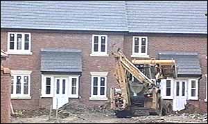 construction of new houses in Poringham