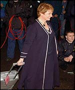 Anne Diamond has had enpough after two days