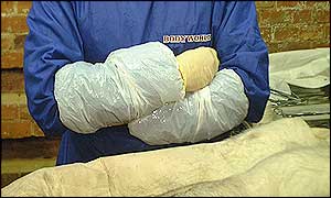 Von Hagens and corpse