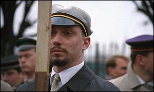 Supporters of Joerg Haider