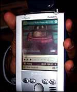 Snapstream video playing on a PocketPC