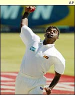 Muttiah Muralitharan is the main threat