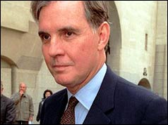 Jonathan Aitken arrives at the Old Bailey