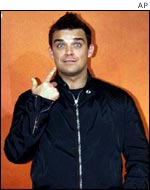Robbie Williams in Berlin, November 2002